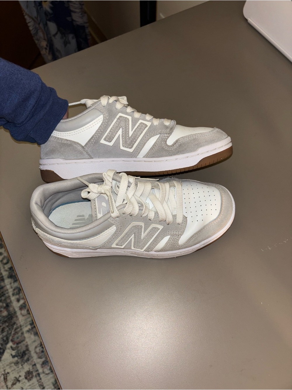 New Balance 580 Rain Cloud White Preloved and Beautiful 5 Men 6.5 Women